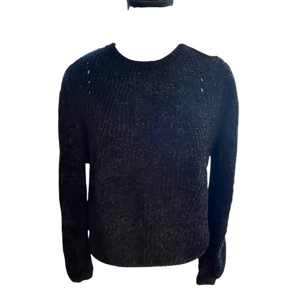 Love Tree Dark Knit Crewneck Sweater